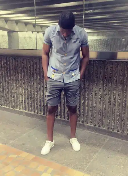 Man traditional shirt